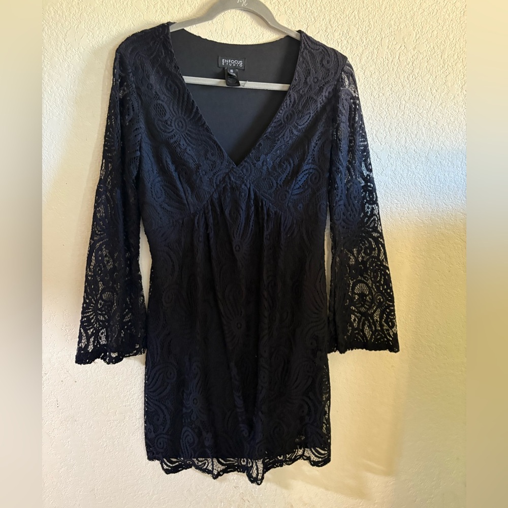 Enfocus Studio Elegant Black Dress
